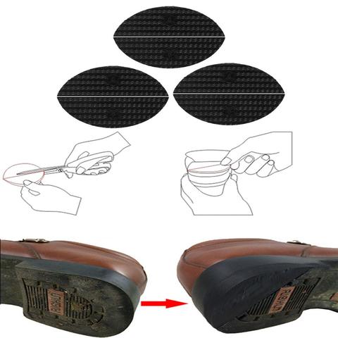 3 Pair Shoe Repair Rubber Shoes Boots Heels Sole Repair Plates Taps Guard Mats Rubber Shoe Soles Anti-slip Rubber Soles Repair ► Photo 1/6