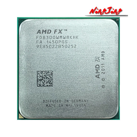 AMD FX-8300 FX 8300 FX8300 3.3 GHz Eight-Core 8M Processor Socket AM3+ CPU 95W Bulk Package FX-8300 ► Photo 1/1
