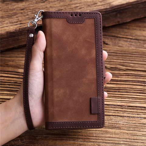 Leather Case For Samsung Galaxy S20 FE S10 S9 Plus Note 10 Lite Flip Case Cover For Samsung A51 A71 A31 A50 A21S A30S A70 Case ► Photo 1/6