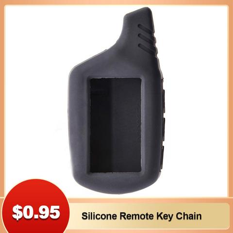 Silicone B9 B6 LCD Body Cover Case 2 Way Car Alarm For Starline B9 B91 B6 B61 A91 A61 V7 Remote Key Chain ► Photo 1/6