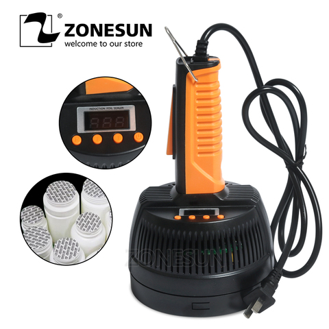 ZONESUN Hand Held Electromagnetic Induction Sealer Microcomputer Bottle Sealing Machine Aluminum Foil Medical Plastic Capper ► Photo 1/6