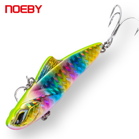 NOEBY Sinking Bait VIB Vibration Fishing Lures 70mm20g 85mm28g Hard Baits For Bass Pike Trout Fishing VIB Lure With Treble Hooks ► Photo 1/6