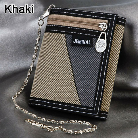 2022 Mens Boys JEMINAL Wallet Canvas Clip Cash Coin Credit/Debit Card TriFold New Wallets ► Photo 1/6