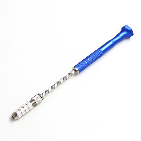 0.5-3mm Blue lengthening semi-automatic hand twist drill set with 10pc Small bit ► Photo 1/5