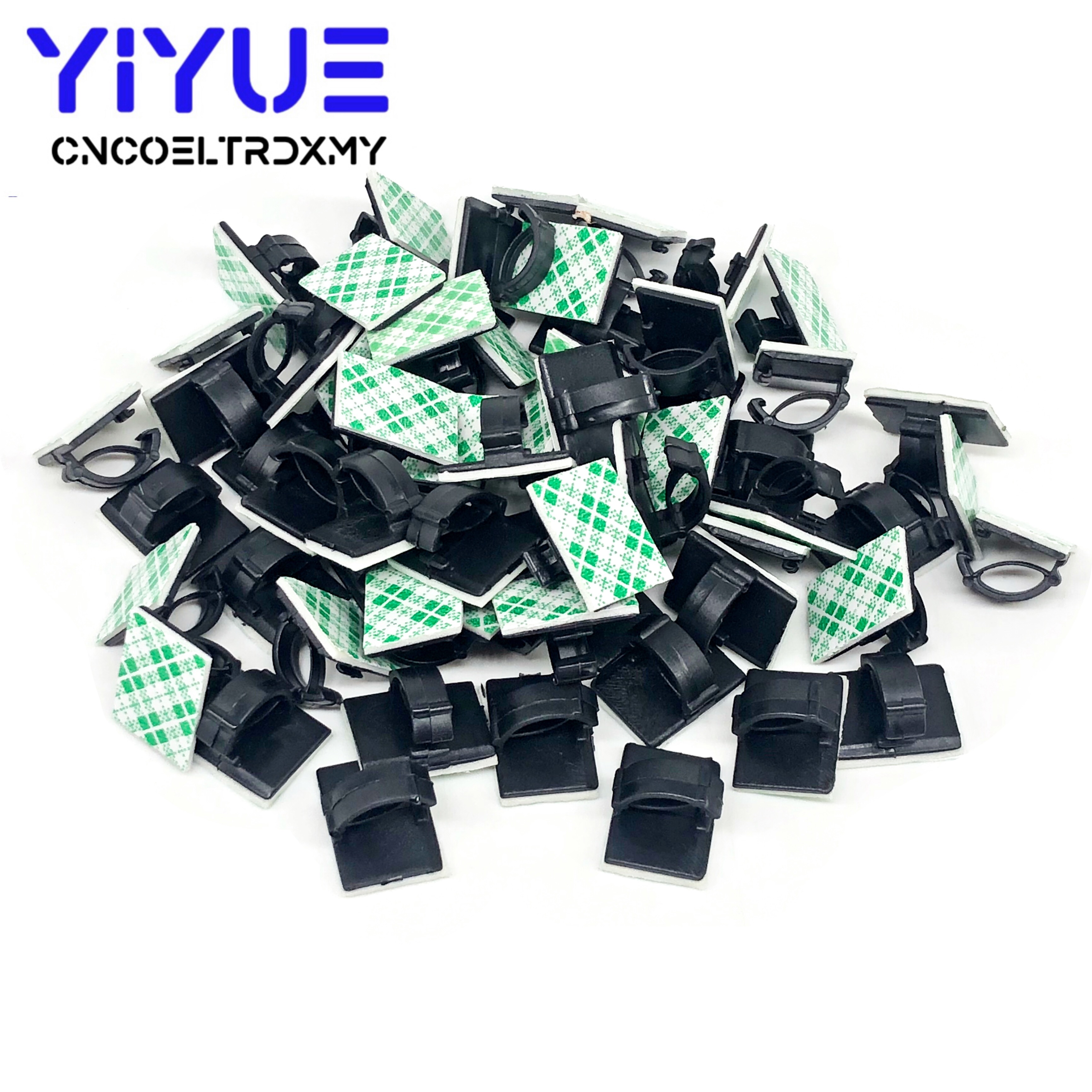 20Pcs Self-adhesive Car Cable Clips Cable Winder Drop Wire Tie Fixer Holder Cord Organizer Management Desk Cable Tie Clamps ► Photo 1/6