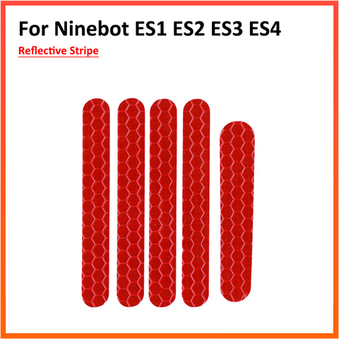 High Quality PVC Reflective Styling Stickers for Ninebot ES1/ ES2/ ES3/ ES4Electric Scooter Skateboard Accessories ► Photo 1/6