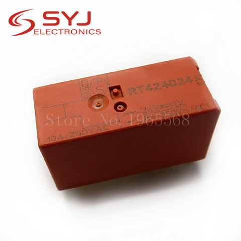 1pcs/lot relay RT424024 24VDC RT424024A-24VDC 424024 24VDC DC24V 8PIN In Stock ► Photo 1/1