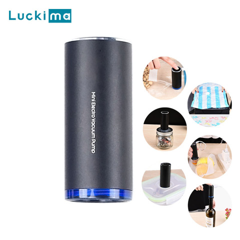 Electric Vacuum Sealer Storage Air Pump for Home Travelling Clothes Blankets Food Sous Vide Vacuum Packaging Food Saver Bags ► Photo 1/6