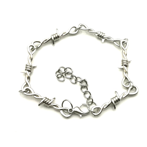 New Wire Tiny Bracelet Punk Gothic Hip Hop Women's Bracelet Barbed Wire Tiny Barbed Wire Bracelet Gift Suffocation ► Photo 1/2