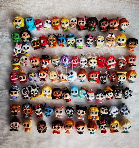 15pcs different Disney Doorables Princess Dolls Series 1 & 2 Cartoon Monsters Toy MINI SIZE Rare Collection No Dups Gift Kids ► Photo 1/4