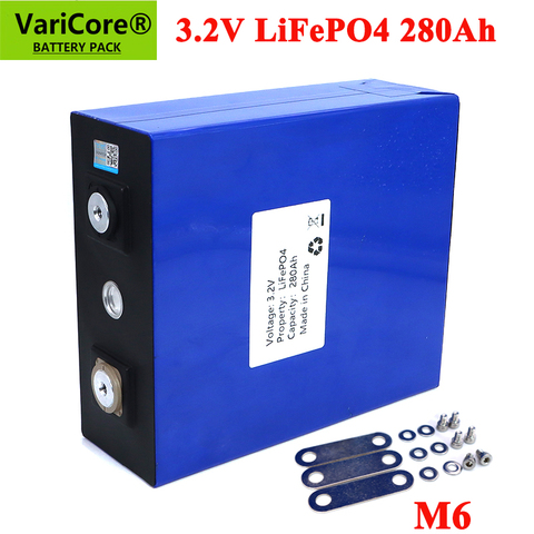 1pcs VariCore 3.2V 280Ah LiFePO4 lithium battery 3.2v Lithium iron phosphate battery for 12V 24V battery inverter vehicle RV ► Photo 1/6