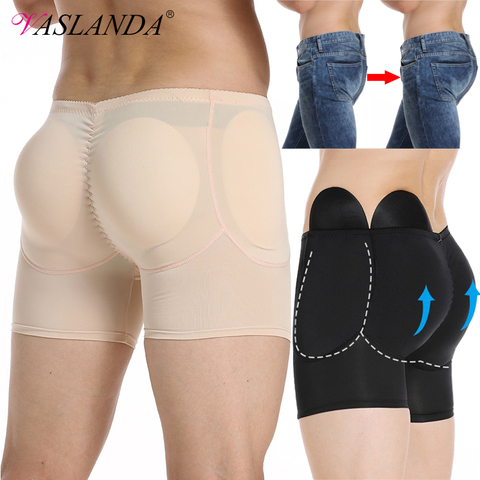 Men Ass Padded Boxer Briefs Hip Enhancer Slimming Underwear Fake Ass Shapewear Butt Lifter Shorts Booty Padding Panties Shaper ► Photo 1/6