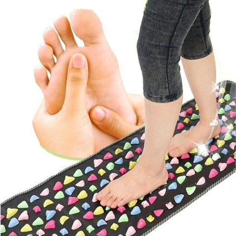 Simulation Cobblestone Foot Massage Mat Home Comfortable Foot Massage Gravel Road Pain Relieve Mat Pad Foot Care Health Care ► Photo 1/6