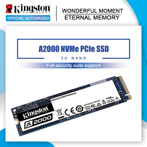 Kingston Original A2000 M.2 SSD 2280 Internal Solid State Disk 1TB Hard Drive HDD 250GB 500GB Disco duro ssd For Laptop PC ► Photo 1/6