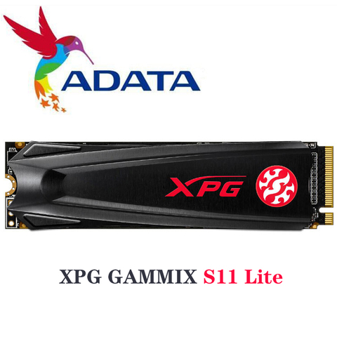 ADATA XPG GAMMIX S11 Lite PCIe Gen3x4 M.2 2280 ssd 256 512 1TB For Laptop Desktop Internal hard drive 4 times faster than SATA ► Photo 1/5