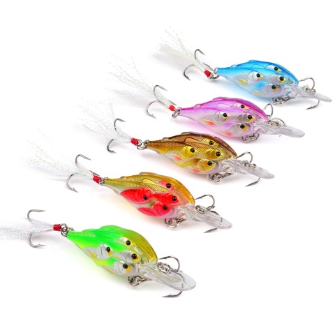 Fishing Lures Look Like Schools Of Fish 70mm 6g Artificial Bait Crankbait Wobblers For Trolling Carp Fishing Tackle Carp Lure ► Photo 1/6