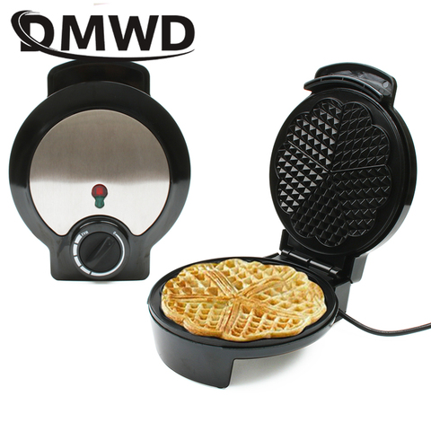 DMWD Electric Waffles Maker Mini Cake Oven Grill Heart Shape Egg Waffle Pan Breakfast Baking Machine Muffin Sandwich Iron EU US ► Photo 1/5