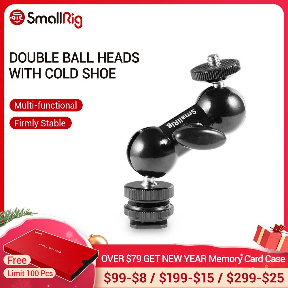 SmallRig Multi-function Double Ball Head Magic Arm with Shoe Mount & 1/4 Screw for Monitors Led Light - 1135 ► Photo 1/6