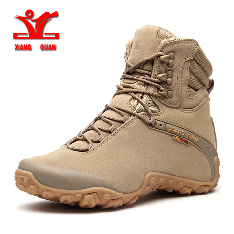 XIANG GUAN Men/Women Hiking Shoes Warm Outdoor Sport Shoes Mens Trekking Climbing Sneakers Comfortable High Cut Boots 86991 ► Photo 1/6