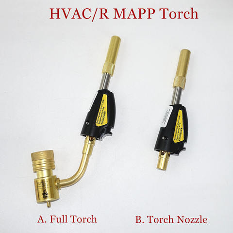 MAPP Torch Gas Welding Torch Self Ignition Gas Brazing Burner Soldering Quenching BBQ Burner CE Approved HVAC/R Hand Torch ► Photo 1/6