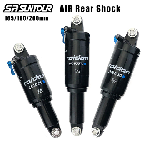 SR SUNTOUR Mountain Bike Air Rear Shock 165mm 190mm 200mm With Lockout MTB Bicycle Suspension Air Shock Absorber ► Photo 1/6