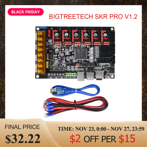 BIGTREETECH SKR PRO V1.2 32bit Control Board 3D Printer Parts TMC2208 TMC2209 TMC2130 SPI MKS GEN L RAMPS 1.4 SKR V1.4 Kossel ► Photo 1/6