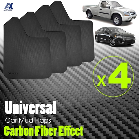 Pickup SUV Universal Mud Flaps Mudflaps Splash Guards Fender Flares Carbon Fiber Effect For Mitsubishi Skoda Peugeot Citroen VW ► Photo 1/6