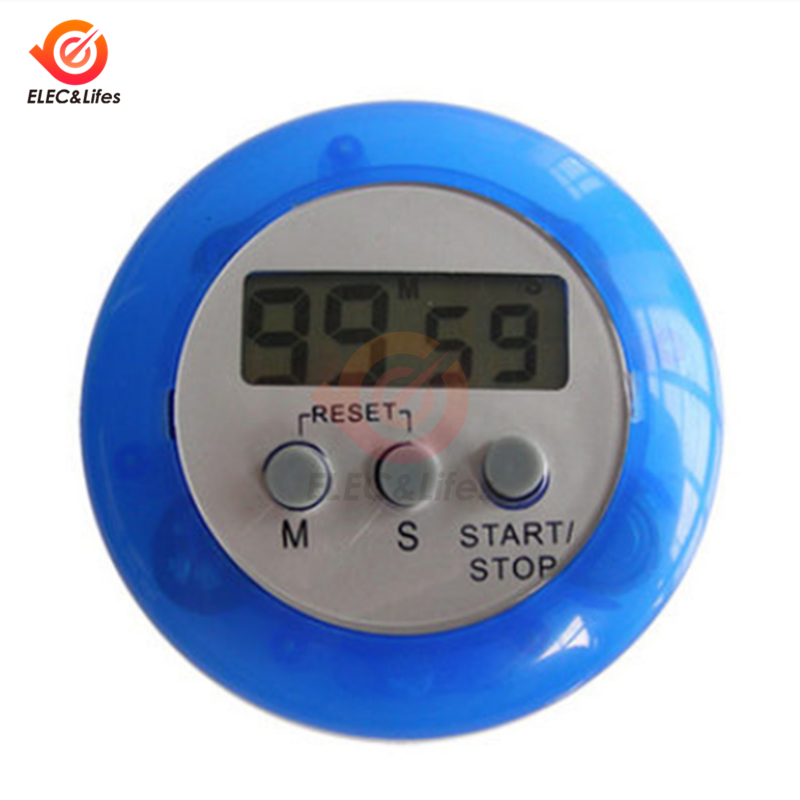 LCD Electronic Alarm Kitchen Cooking Mini Digital Count Up and Count Down Timer 