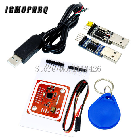 PL2303HX USB Download Cable PL2303 USB to TTL Module PN532 NFC RFID User Kit Full Encryption Copy Reader Writer Mode IC Card ► Photo 1/6