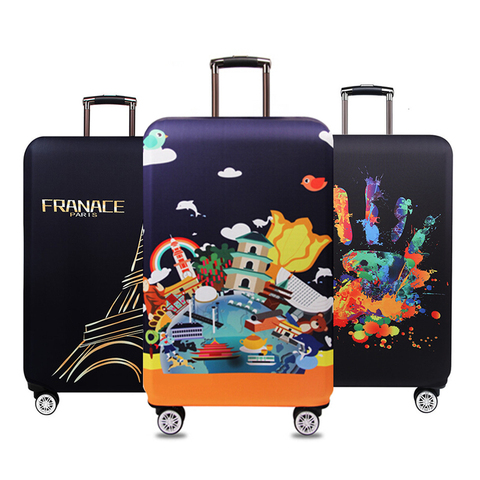 Thicker Travel Luggage Protective Cover Suitcase Case Travel Accessorie Baggag Elastic Luggage Cover Apply to 18-32inch Suitcase ► Photo 1/6