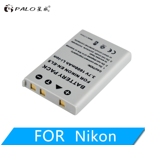 1PC 1600mAh EN-EL5 Digital Camera Battery Pack for Nikon Coolpix P4 P80 P90 P100 P500 P510 P520 P530 P5000 P5100 5200 7900 P6000 ► Photo 1/6