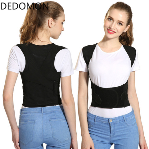 Adjustable Medical Back Posture Corrector Therapy Corset Adult Clavicle Spine Back Shoulder Lumbar Brace Trainer Health Care ► Photo 1/6