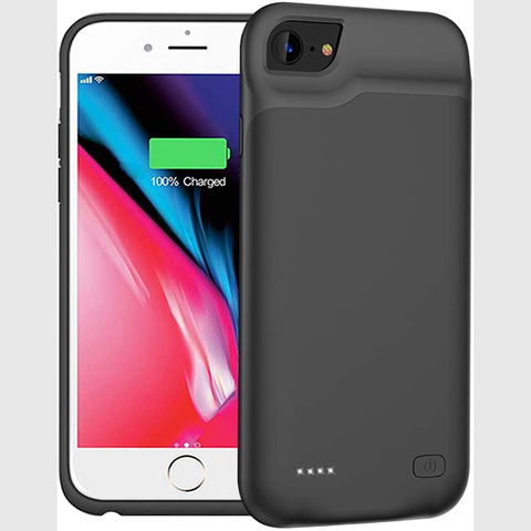 6000mah for IPhone 6 6S 7 8 2022 SE Power Bank Battery Case Charging Battery Charger Case Power Bank for Iphone 6 6S 7 8 Plus ► Photo 1/6