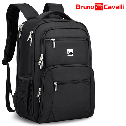 Bruno Cavalli 15.6inch Laptop Backpack NO Key TSA Anti Theft Men Backpack Travel Teenage Backpack bag male bagpack mochila ► Photo 1/1