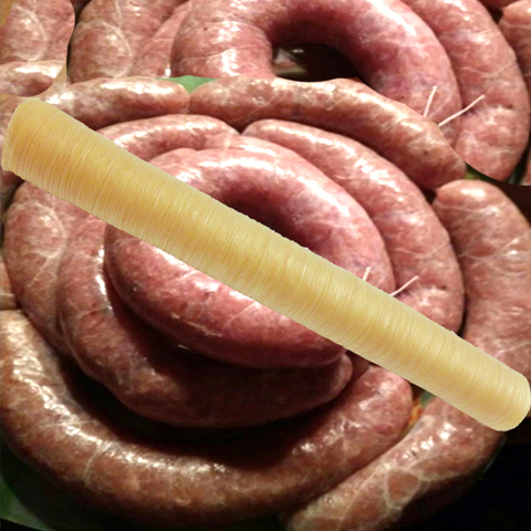 Sausage Packaging Tools 14m*40mm Sausage Tube Casing for Sausage Maker Machine Hot Dog Hamburger Cooking Tools edible Casings ► Photo 1/6