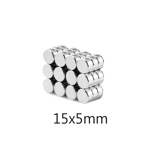 5/10/15pcs Super Powerful Strong Magnetic disc Magnets 15mmx5mm Permanent Neodymium Magnets 15x5mm Round Magnet 15*5 mm ► Photo 1/4