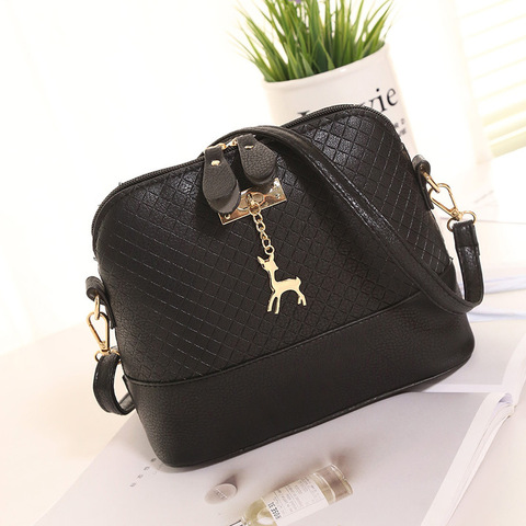 Women Bags Luxury Handbags Leather Designer 2022 Women Crossbody Shoulder Messenger Bags Shell Shape Lady Mini Bag With Deer Toy ► Photo 1/6