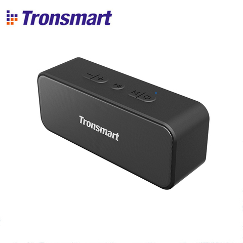 Original Tronsmart T2 Plus Bluetooth 5.0 Speaker 20W Portable Speaker 24H Column IPX7 Soundbar with TWS Voice Assistant Micro SD ► Photo 1/6