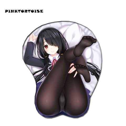 Anime Tokisaki Kurumi 3D Mouse Pad Ergonomic Soft Silicon Gel Gaming Mousepad with Wrist Support DATE A LIVE Mouse Mat ► Photo 1/3