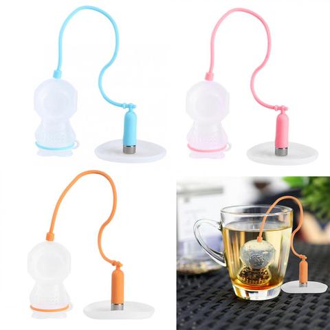 Innovative Diver Shape Silicone Tea Infuser Strainer Filter Home Tea Making for Brewing Device Herbal Spice Filter Kitchen Tool ► Photo 1/6