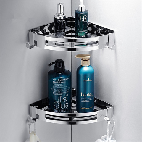 Corner Shower Shelves, Bathroom Storage Rack, Punch-free Shower