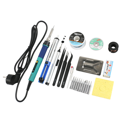 CXG 936d EU Adjustable LCD Digital Electric Soldering Iron Welding Repair Kit Set Soldering Station Kit Set Solder Tip/Tweezers ► Photo 1/5