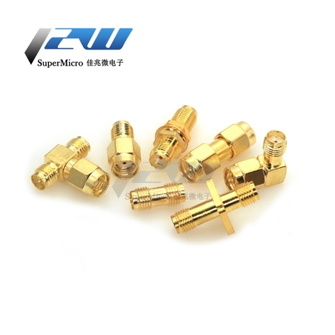 SMA to SMA male female RP SMA to SMA male RPSMA RF connector adapter SMA-J adapter SMA-K ► Photo 1/6