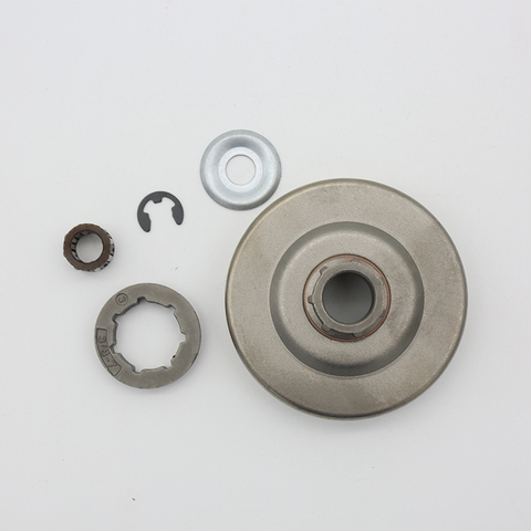 Clutch Drum 3/8 7T Sprocket For Stihl MS 044 046 361 440 460 MS361 MS440 MS460 Needle Bearing Clip Washer Chainsaw 11280071000 ► Photo 1/6