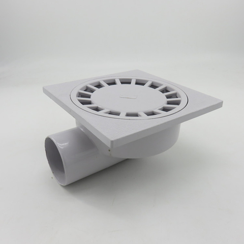 PVC 75MM Wall Drainage Large-Traffic ABS Drainer Bathroom Shower Floor Waste Drain Big Flow Rate side Drains ► Photo 1/6