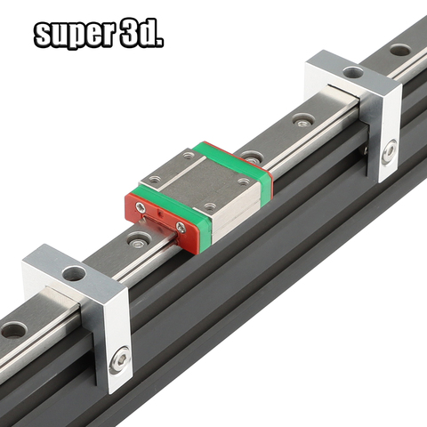 2set/lot  BLV Ender-3 3D Printer Parts  2022/2040 Profile Fixed Block  With Screw Kit For MGN12 Linear Guide Fixed Block ► Photo 1/6