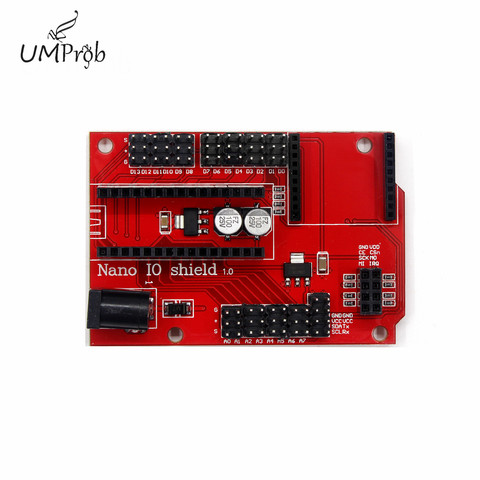 Nano 328P IO Shield Expansion Board NANO V3.0  Adapter Expansion Board for XBEE and NRF24L01 Socket for arduino DIY KIT ► Photo 1/5