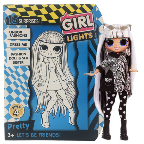 New L.O.L.SURPRISE Lol dolls Surprise toys O.M.G.Winter Disco Dollie Fashion Doll Beautiful Hair lol Doll Generation Sister Toys ► Photo 1/6