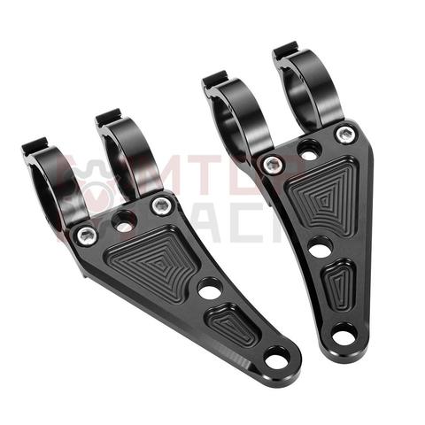 Motorcycle Headlight Mount Bracket For Harley 30mm 33mm 35mm 37mm 38mm 39mm 41mm 43mm 45mm 46mm 48mm 49mm 50mm 52mm Fork Tubes ► Photo 1/6