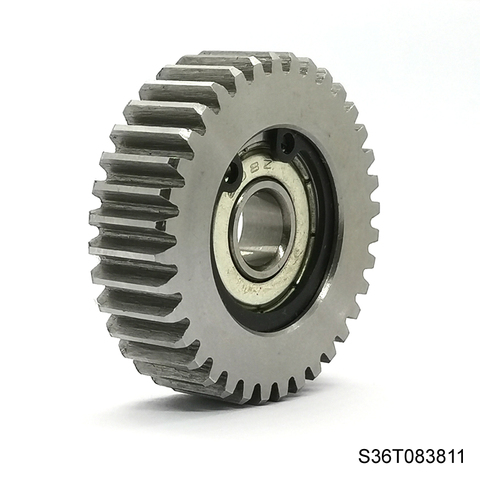 Steel 36 teeth 38mm electrical motor bicycle wheel bafang spur gear 8mm bore electronic bike tricycle 8fun iron metal gears ► Photo 1/3